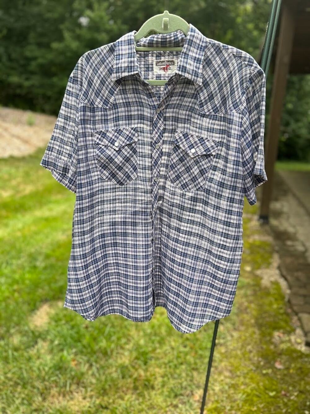VTG Authentic Western Youngbloods Floral Pearl Snap Shirt SZ XL Cowboy Western